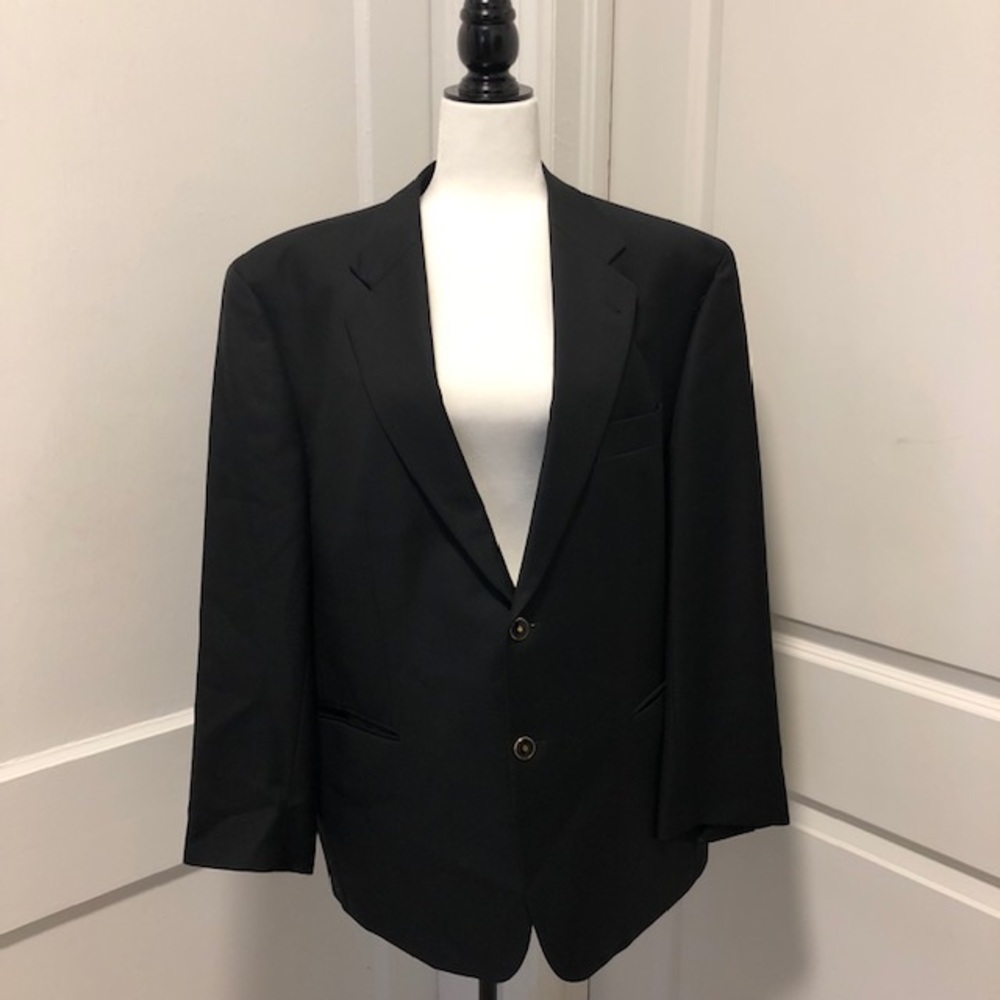 Mens Classic Black blazer made by Baumler